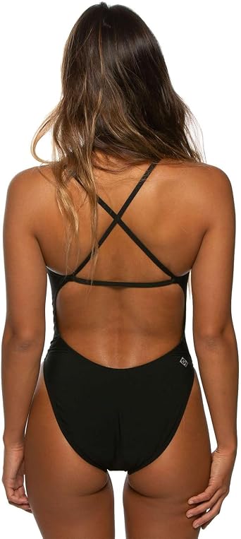 JOLYN Brandon Fixed Back Women's Athletic One Piece Swimsuit for Competitive Swimming, Lifeguarding, Medium-Full Coverage