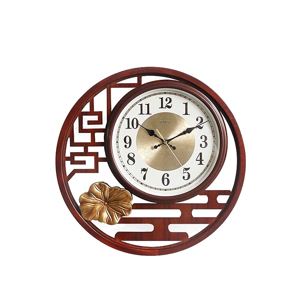 Horloge murale muette en bois finissez-en avec le bruit grace au mecanisme sans tic-tac
