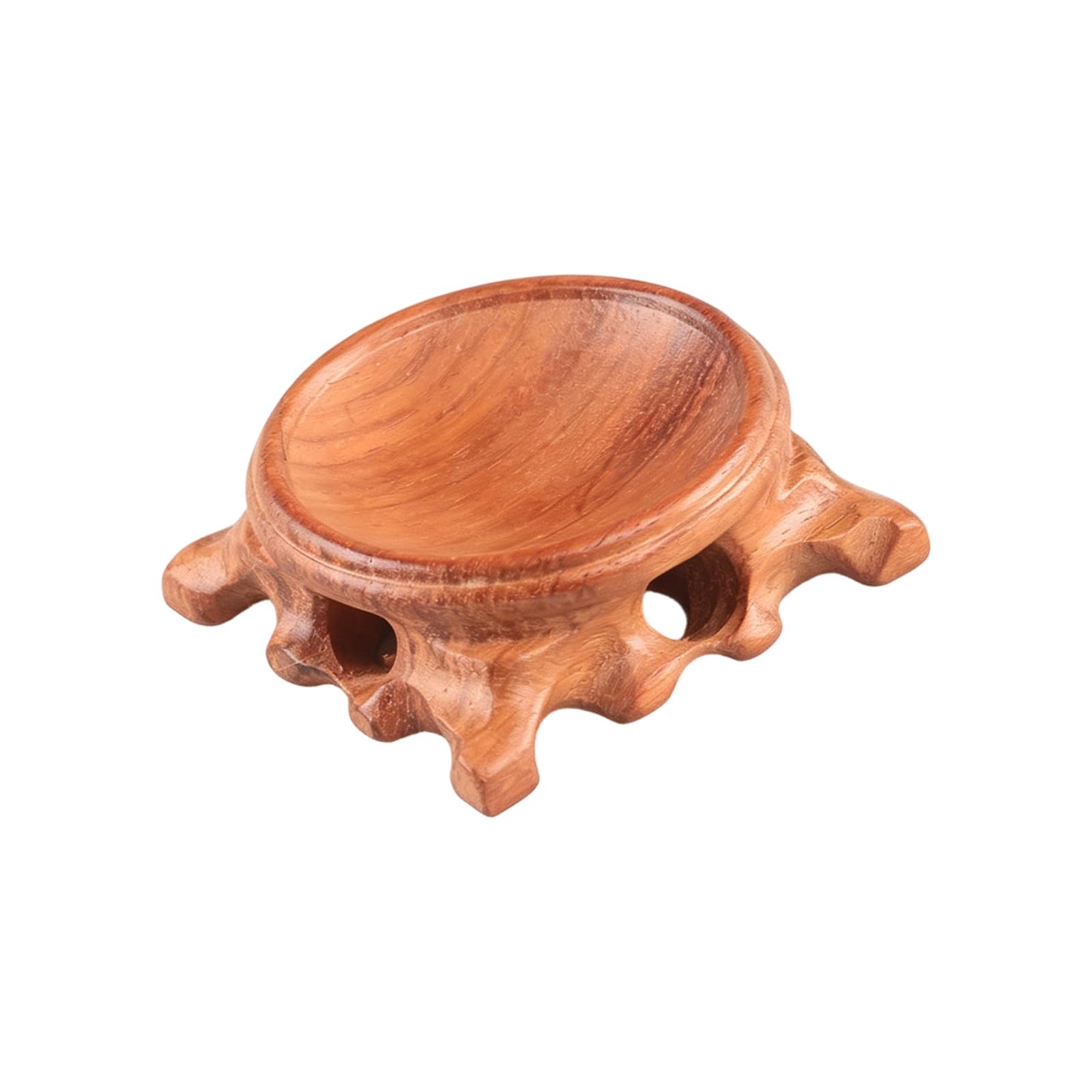 Hsioluted 4/5 / 6Cm Wood Display Stand Base Perfect for Showcasing Ball Small Sculptures and Home Decoration Furniture Addition Stand