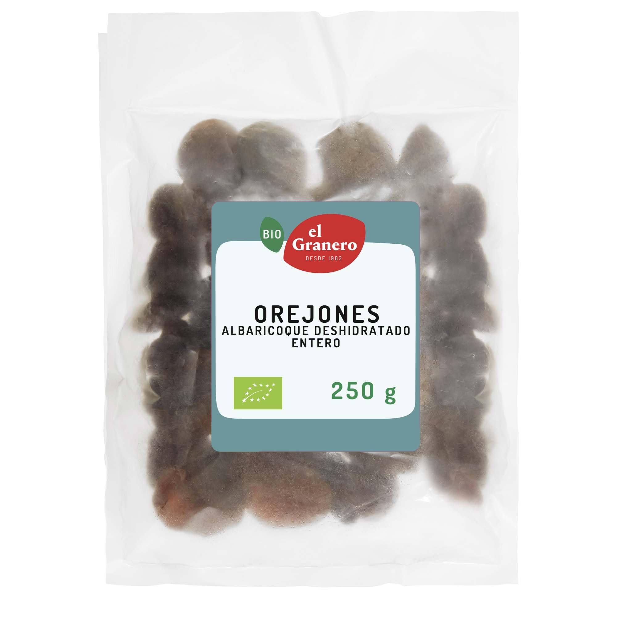 El Granero Integral - Orejones BIO - 250 g - Alto Contenido en Nutrientes - Fuente Rica de Calcio - Mejoran la Salud Ósea y Cardiovascular - Aptos para Veganos