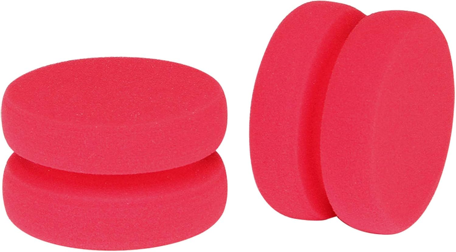 Paint Sponge Applicator, Complete with Mesh Hang Dry Storage Bag, Blue Double Layer Circular 3.15 Inch (2 Pack)