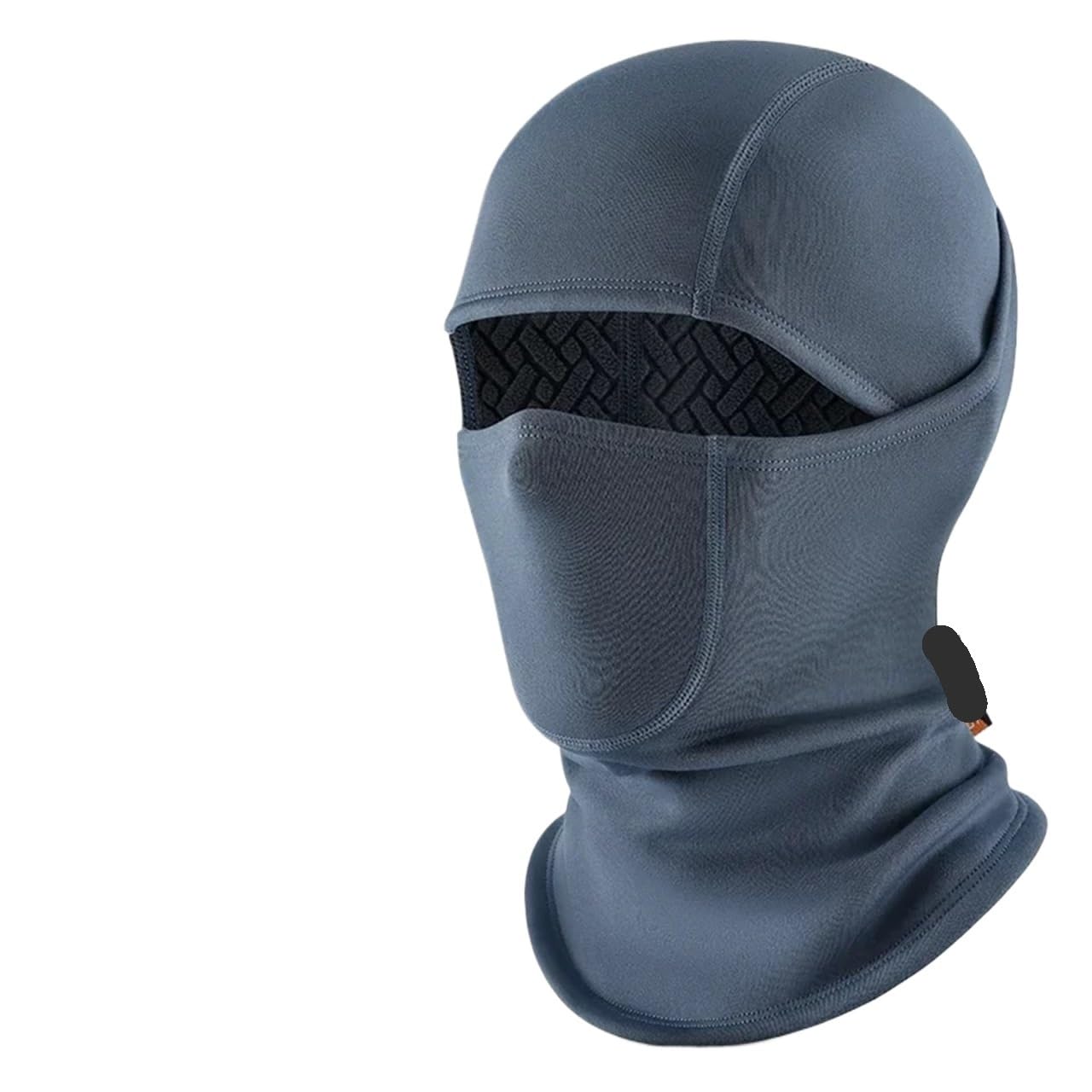 2 stücke Winter Verdicken Sturmhaube Skifahren Radfahren Doppel Layered Jacquard Warme Motorrad Hauben Thermische Sport Ausrüstung für Outdoor