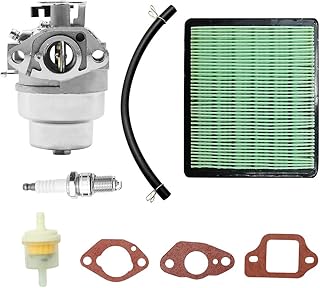 Anxingo GCV160 Carburetor for Honda GCV160A GCV160LA GCV160LA0 GCV160LE HRT216 HRS216 HRB216 HRR216 HRZ216 Lawn Mower Carb with Air Filter 17211-ZL8-023 Tune-Up Kits Replaces# 16100-Z0L-853 16100-Z0L-023 16100-ZMO-803 16100-ZMO-804