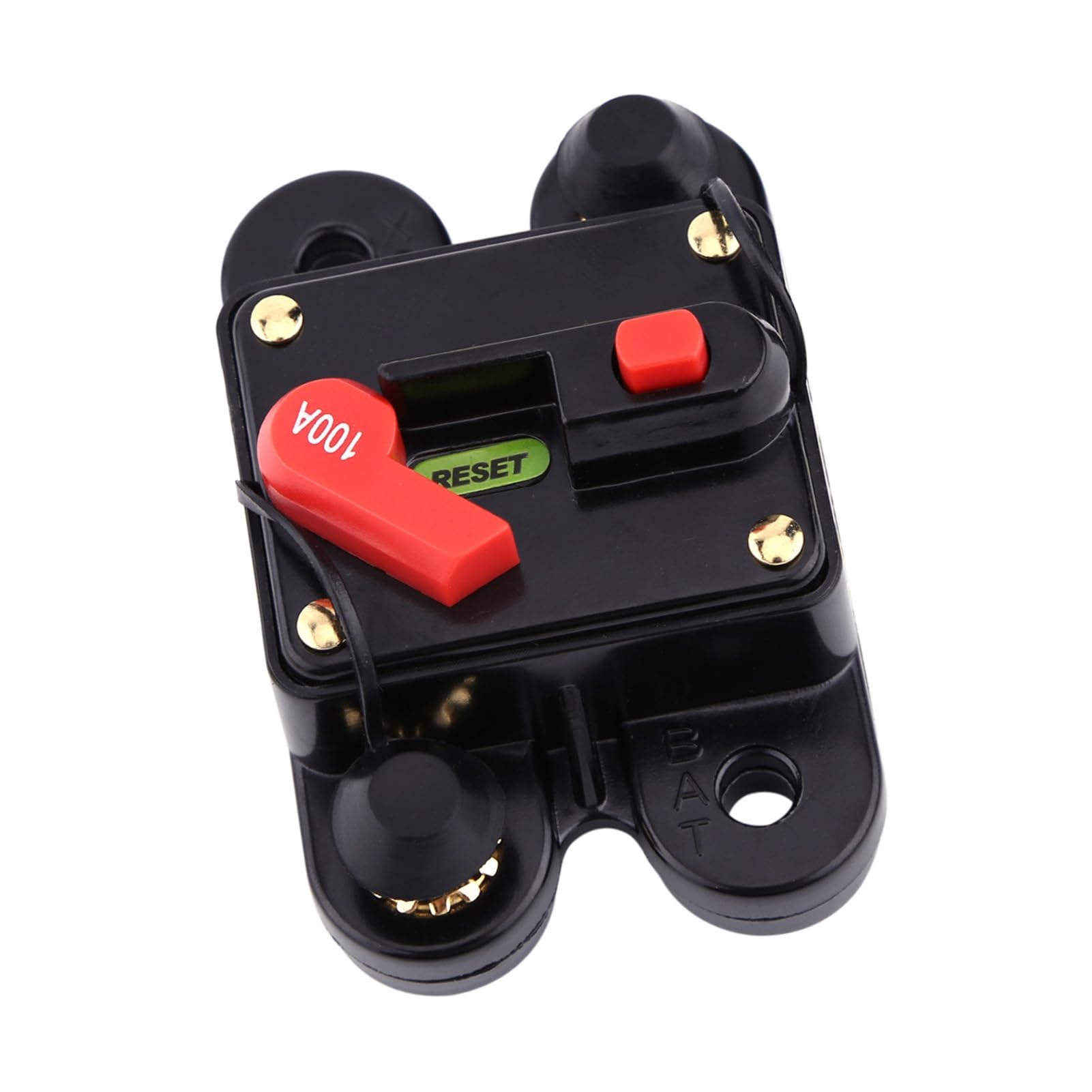 Wyłącznik Obwodowy, DC12 V Wyłącznik Automatyczny do Samochodów Morskich łodzi Rower Stereo Audio Reset Bezpiecznik 80-300A (100A)