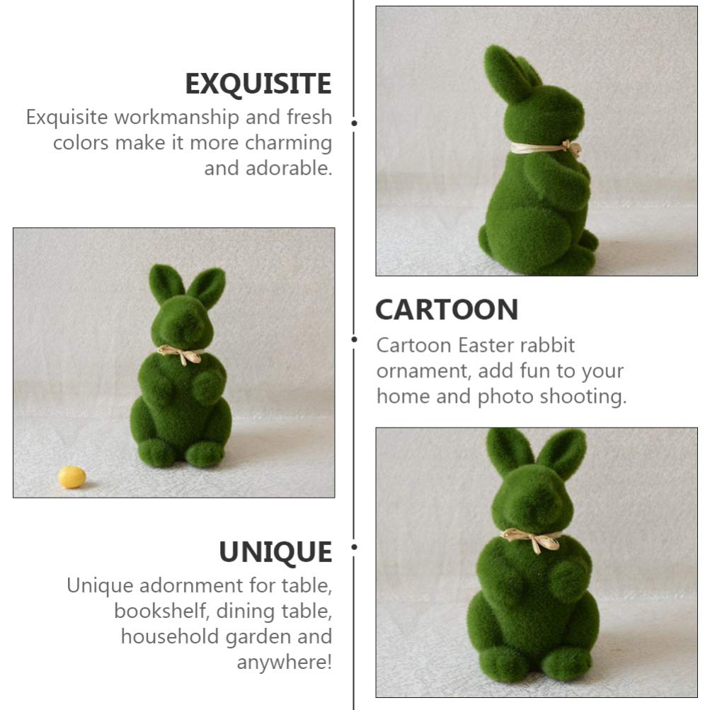 Toddmomy 8 Pièces Décoration Lapin Artificiel pour Maison Accessoires Photo Lapin De Pâques Bricolage