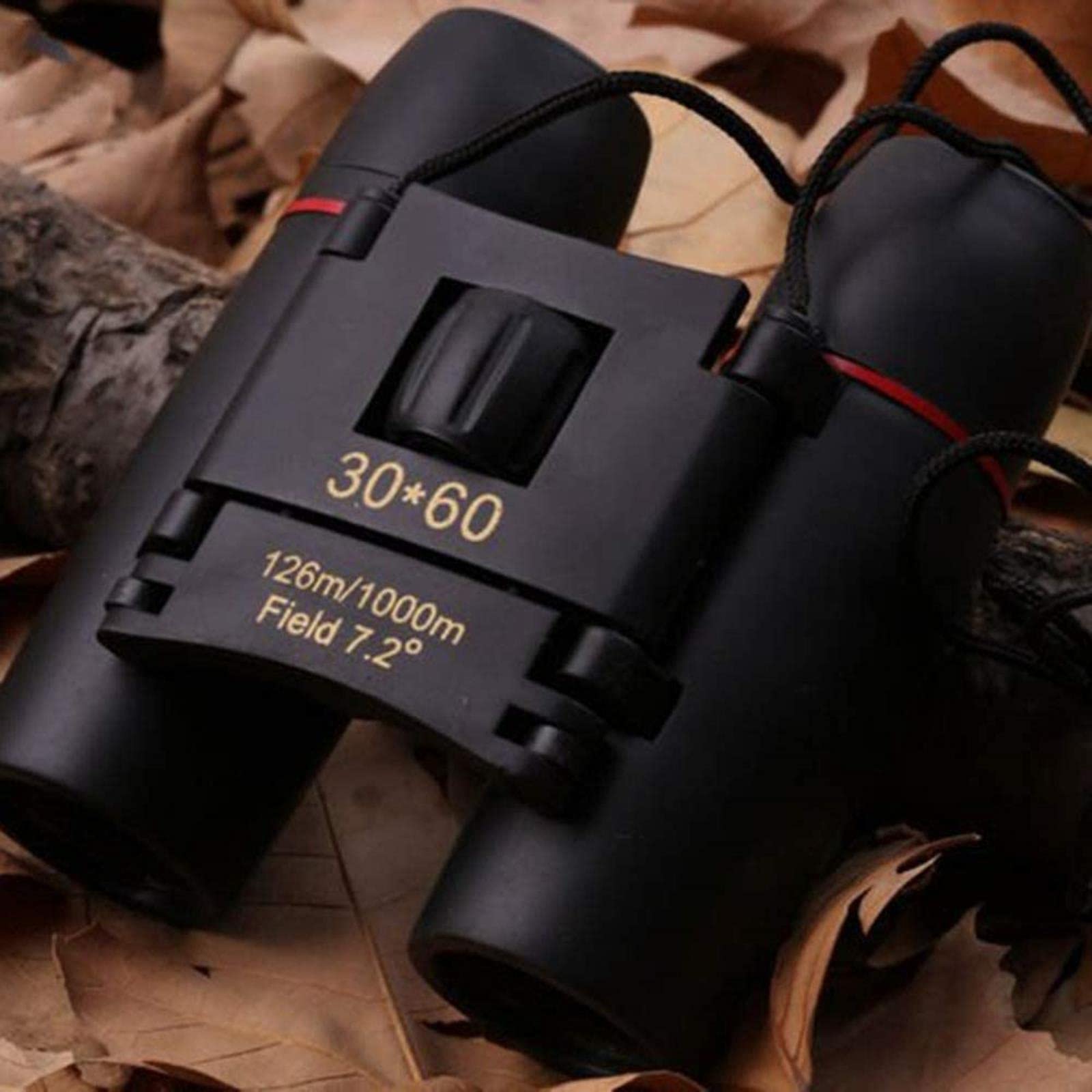 Jumelles 30x60 mini télescope portable à film rouge pour observation