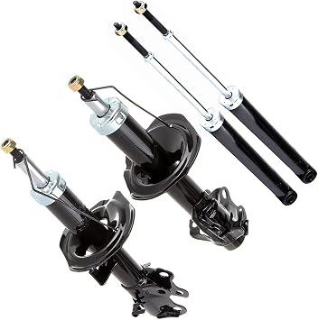 4pcs Front Rear Shock Absorbers Struts And Shocks Compatible With 2007-2012 for Nissan Versa 1.8L Shocks OE 333390 333391 343465 72351 72352 5626
