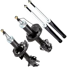 4pcs Front Rear Shock Absorbers Struts And Shocks Compatible With 2007-2012 for Nissan Versa 1.8L Shocks OE 333390 333391 343465 72351 72352 5626