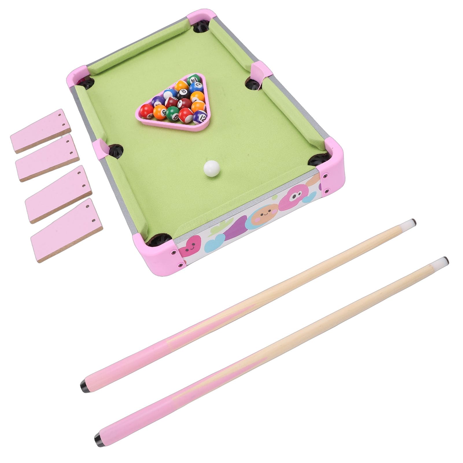 Topiky Tavolo da Biliardo per Bambini di Grandi Dimensioni, Tavolo da Biliardo Interattivo Educativo Portatile per Bambini, Set per il Divertimento della Famiglia, Legno Composito, Plastica,