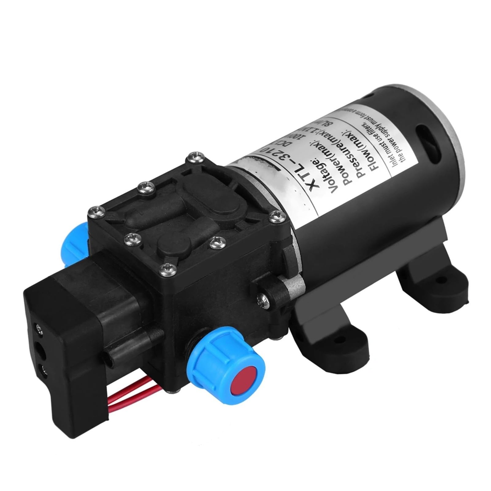 Bomba De Agua 12V DC 100W 8L/Min 160Psi Para Bomba De Agua Autocebante De Diafragma De Alta Presión Para Lavado Bombas Refrigerante