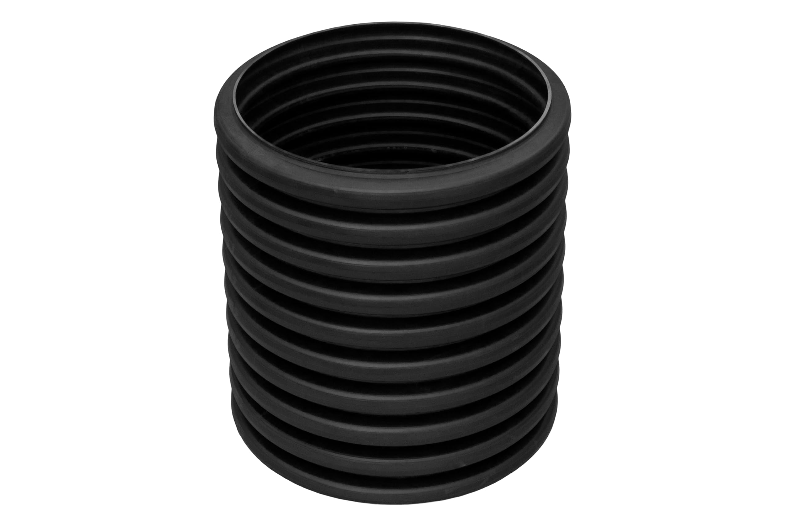 Wellrohr DN425/0,5m 1xDN110 Anschluß KG Rohr Sickerschacht Drainageschacht Kontrollschacht Wartungsschacht Brunnendeckel Pumpensumpf