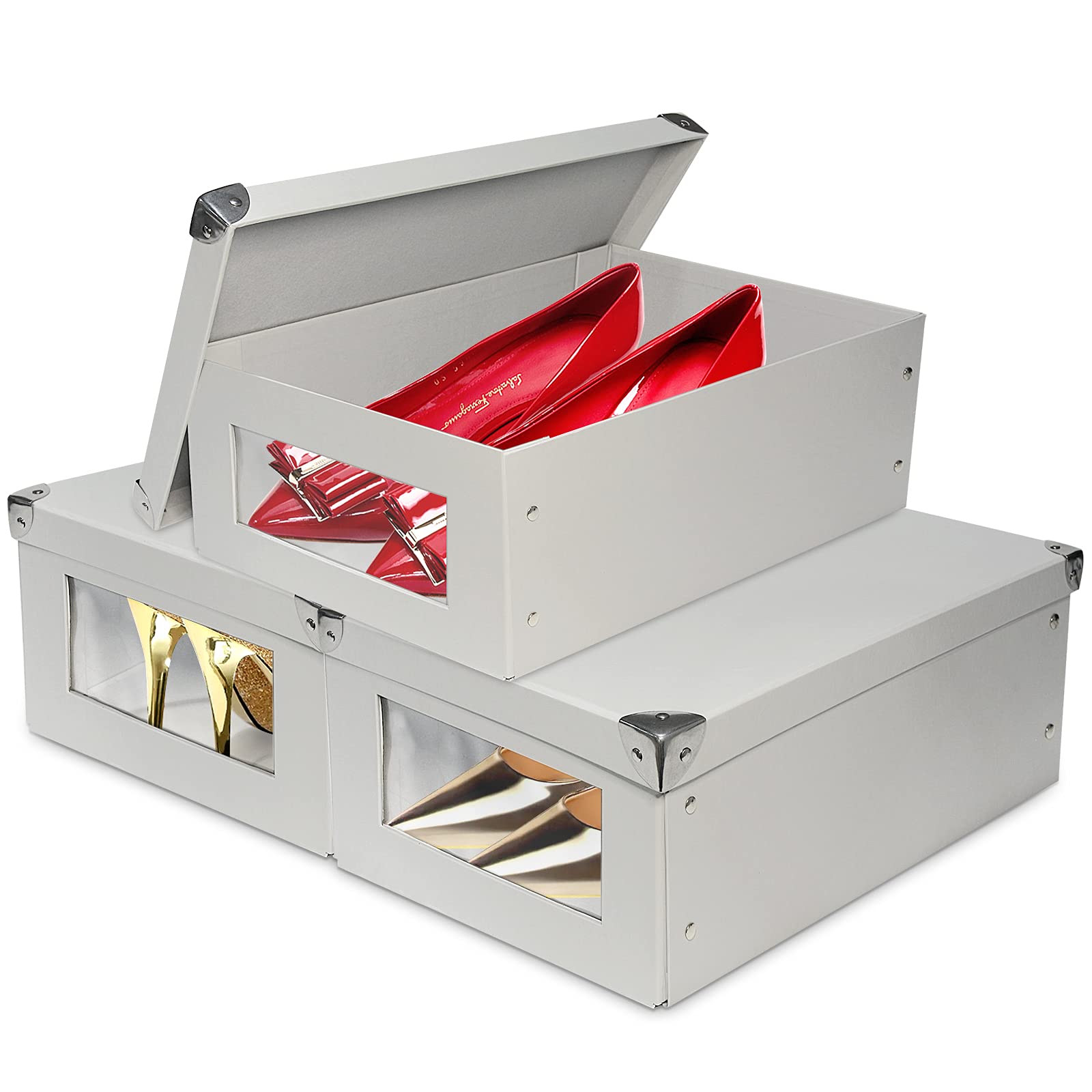 Buy Desihum Decorative Storage Box, (3Pack) Collapsible Memory Box