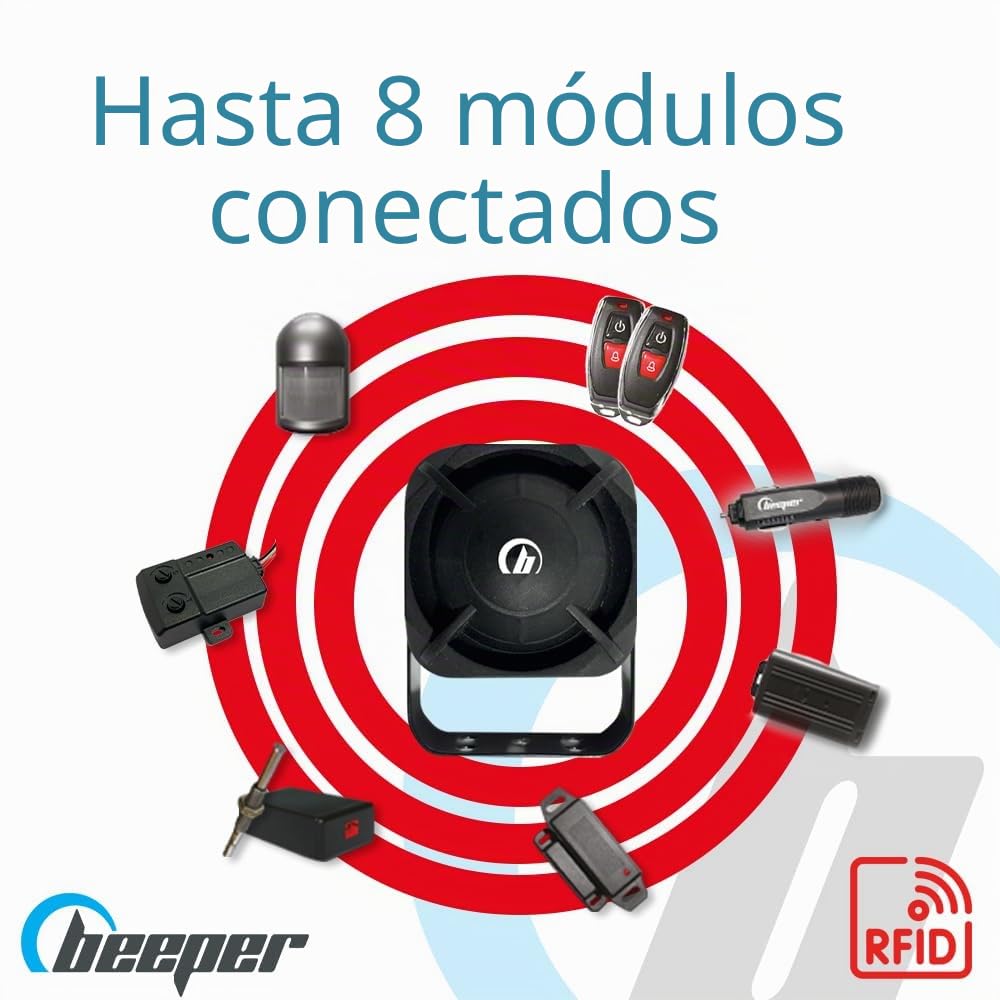 Beeper XR5VUL Alarma Universal para Vehículos Comerciales Profesionales