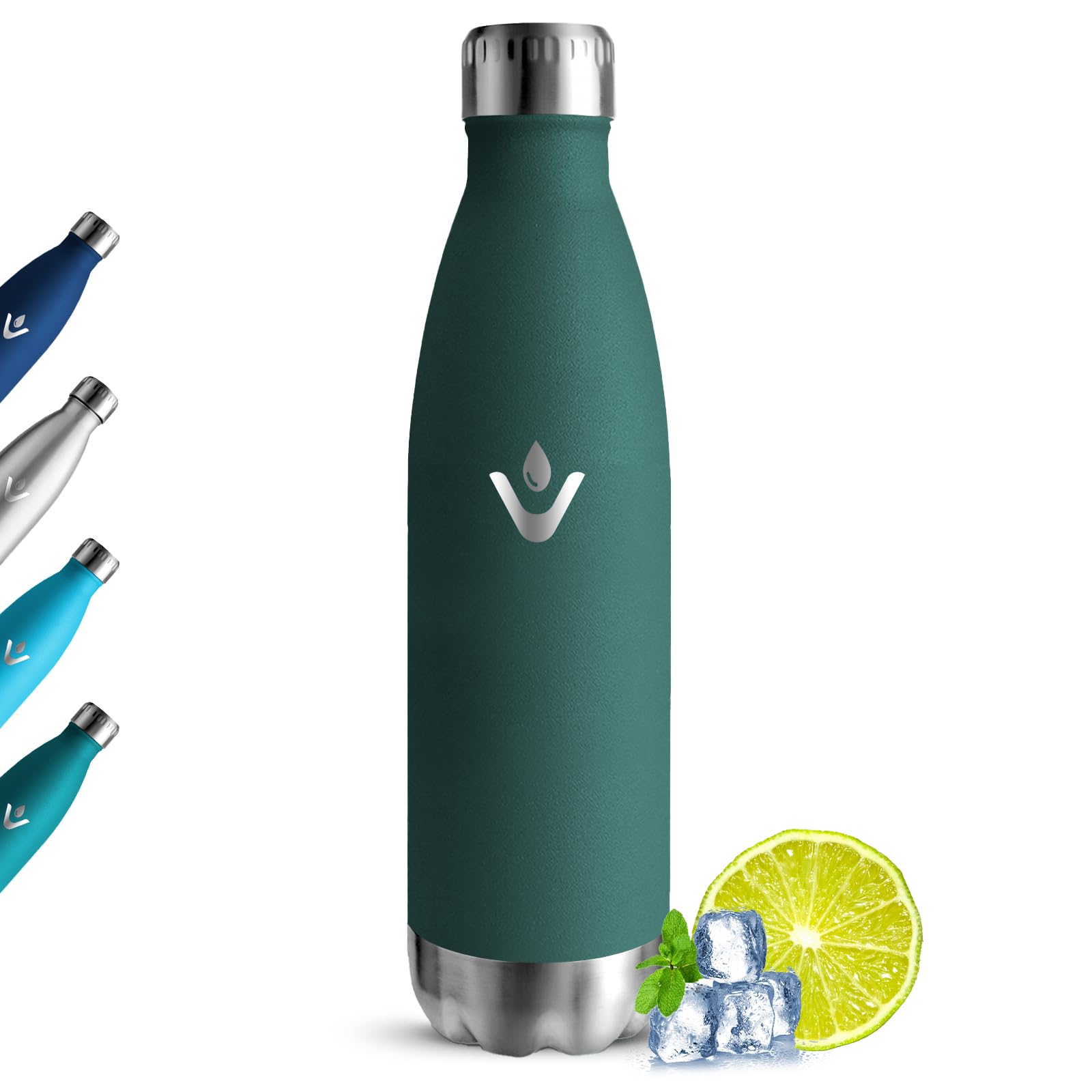 Grsta 750 ml Thermal Bottle, Reusable Thermal Bottles, BPA Free Stainless Steel Water Bottle, Preserves 24H Frio/12H Calor, Leakless Thermal Bottle, Water Bottle for Yoga, Hogar, Senderismo