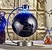 Floating Globe, Office Desk Display Magnetic Levitating and Rotating Planet Earth Globe Ball with World Map, Cool and Educational Gift Idea for Him - 8” Ball with Levitation Stand (Black2)