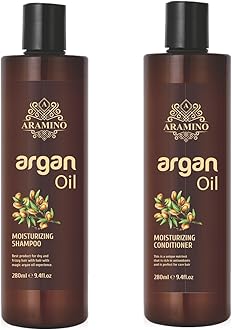 Argan Oil Moisturizing For Dry & Frizzy Hair (Shampoo and Conditioner 280 ML Set of 2)