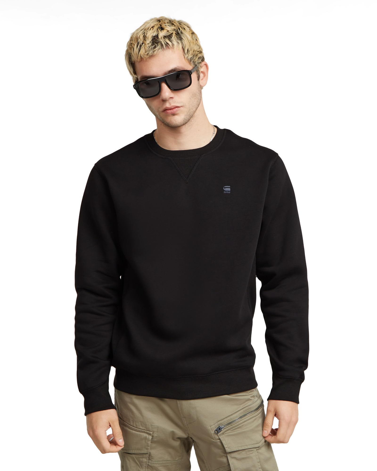 G-STAR Men's Premium Core Sweater, Black (dk black D16917-C235-6484), S
