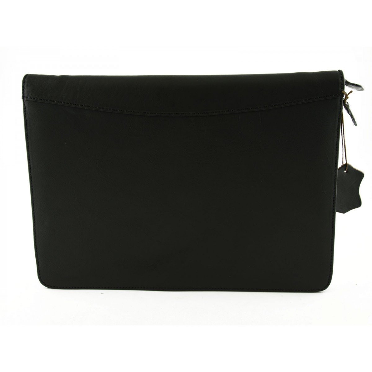 Cartable A4 cuir noir compartimenté pour vos rendez-vous professionnels - 5