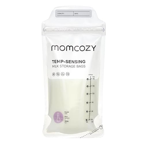 Miniatura 1 de Momcozy Bolsas de almacenamiento de leche materna con detección de temperatura bolsas de almacenamiento de leche para lactancia materna bolsa de