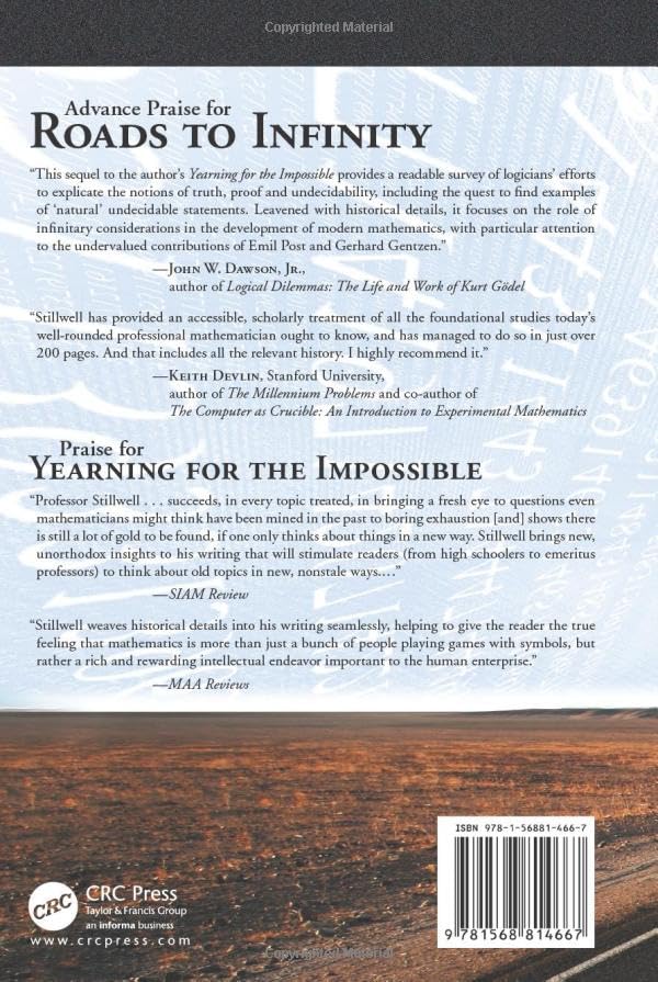 Roads to Infinity (AK Peters/CRC Recreational Mathematics Series) - Image 2