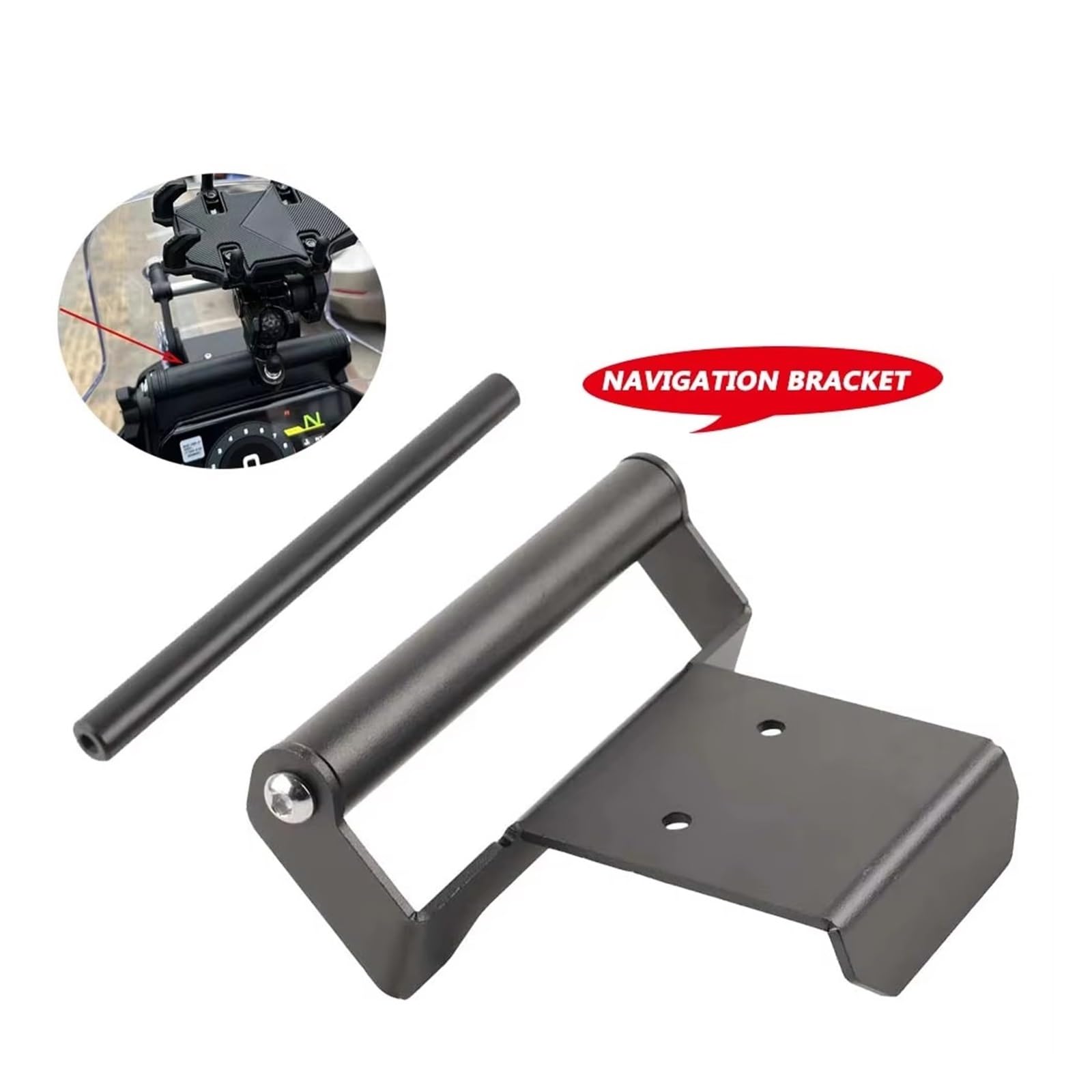 Per CFMOTO 450 MT MT450 2024 2025 Accessori Moto Supporto Del Telefono Mobile Di Navigazione GPS Staffa Estensione Montaggio staffa gps moto