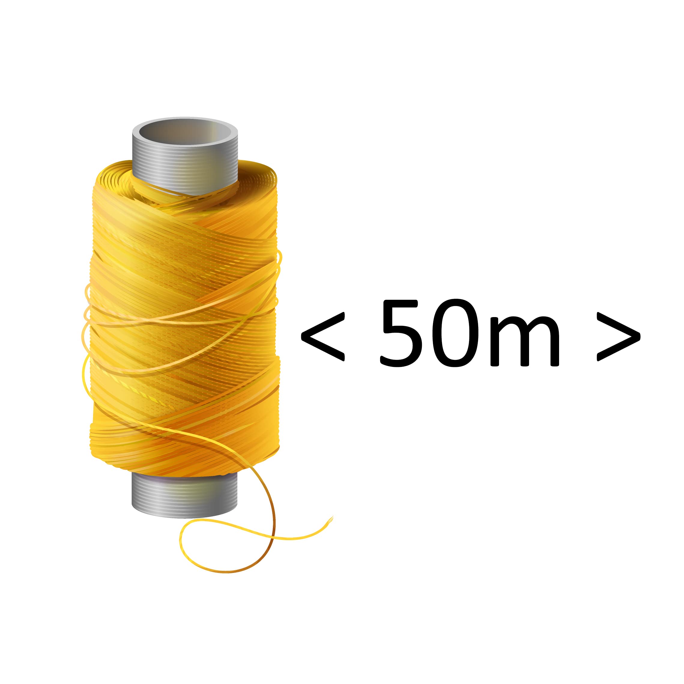 WE-STOCK Set of 10 100% Polyester Sewing Thread Spools - Assorted and Vivid Colours - 50 Meters Each, White, Black, Red, Green, Yellow - Image 3
