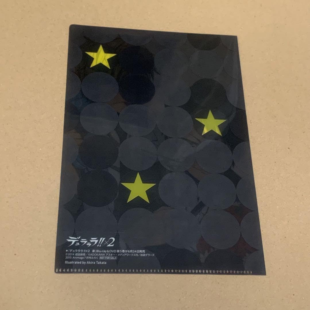 デュラララ!!×2　イザヤ・シズオ クリアファイル デュラララ!!×2 折原臨也 イザヤ 平和島静雄 クリアファイル