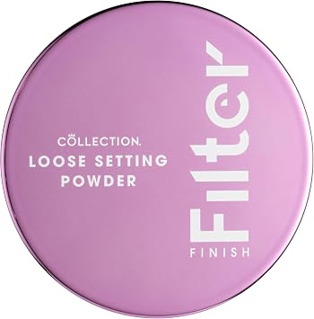 Collection Cosmetics Filter Finish Loose Powder, Lightweight Face Powder, Translucent,10g