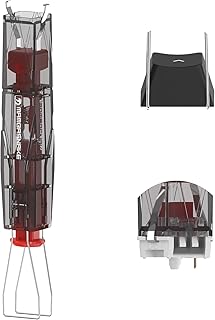 MAMBASNAKE メカニカルキーボード キー抜きシャフト抜き2in1キーキャップ外す 便利工具 キートップ抜き工具 キーキャッププラ―とキースイッチプラ― クイックシャフト抜き スイッチ式 グリップ型 ゲーミングキーボード 簡単 パソコンキーボード対応—黒