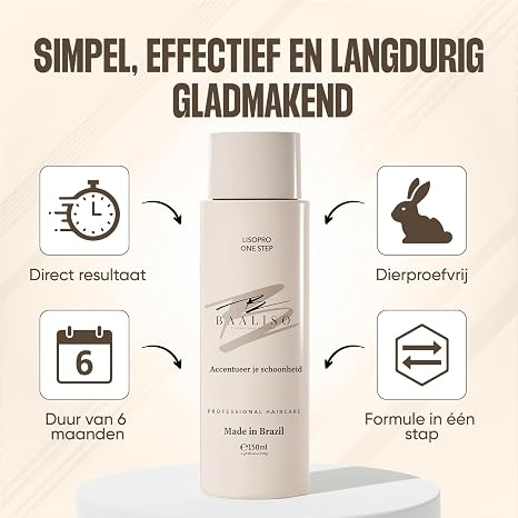 Brazilian Keratin Straightening - No Formaldehyde No Sulphates - Anti-Frizz Intensive Shine 6 Months Shelf Life - For All Hair Types - 150ml