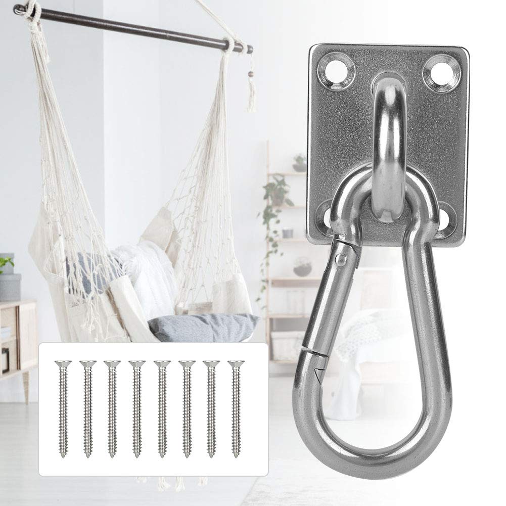 Confezione Da 2 Ganci Fissi In Acciaio Inossidabile 304 Per Cemento Legno Amaca Yoga 78382965