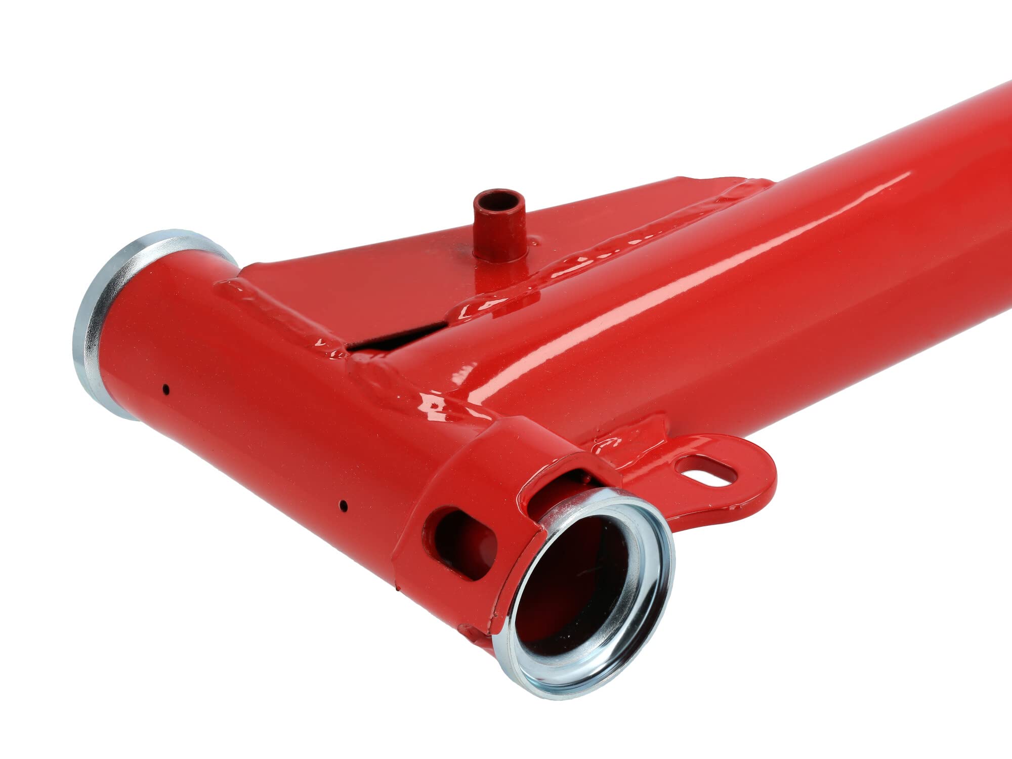 Rahmen, mit Knotenblech Enduro, ohne Typschild, Rot - Simson S51, S53, S70, S83