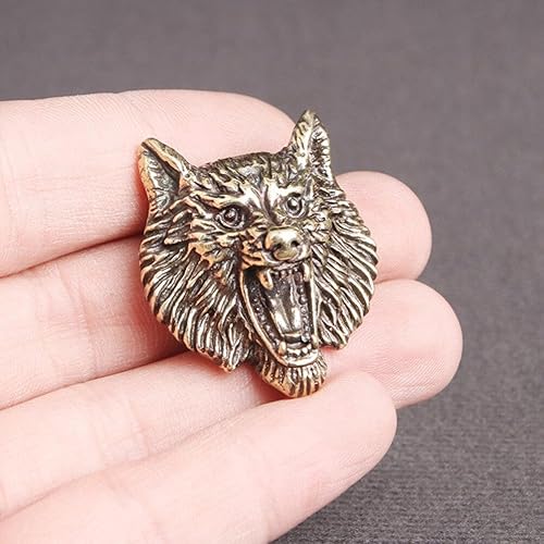 Miniatura 3 de Botón de tornillo de lobo, 4 piezas de cuero para equipaje, kit de cableado de arcillas, remaches de metal, remaches de cobre, sujetador de remache