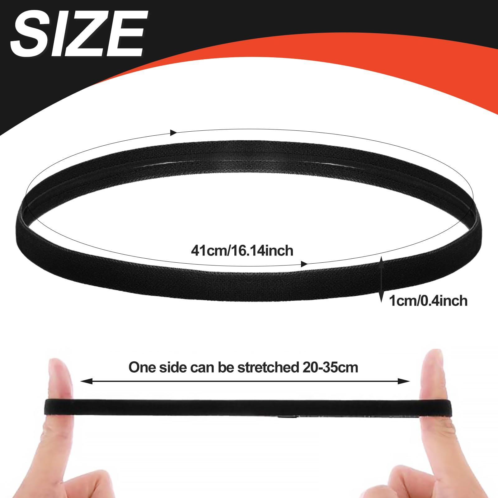 Sularpek Diadema Elástica, Bandas para el Sudor, Diadema de Yoga Deportivo,Diadema Deportiva Antideslizante, Cinta Sudor Cabeza de Mujer y Hombre para Yoga, Fitness