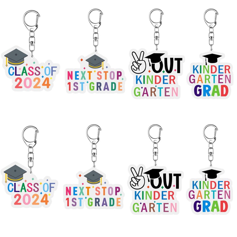 Kindergarten Graduation Keychains for Kindergarten Graduation Party Decorations K, Kindergarten Graduations 2025, Kindergarten Grad Gifts for Boys Girls Kids Kindergarten Grad Supplies
