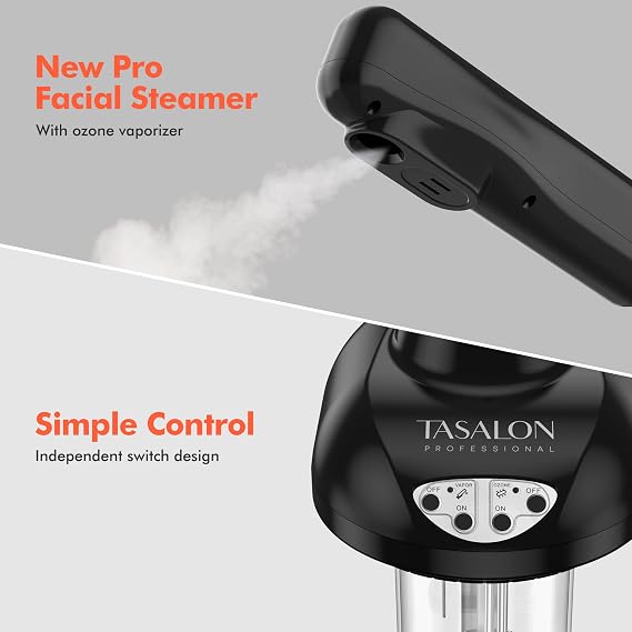 TASALON Wheeled Professional Facial Steamer