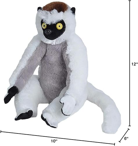 Miniatura 3 de Wild Republic Sifaka - Peluche de peluche, regalo para niños, peluche, 12 pulgadas