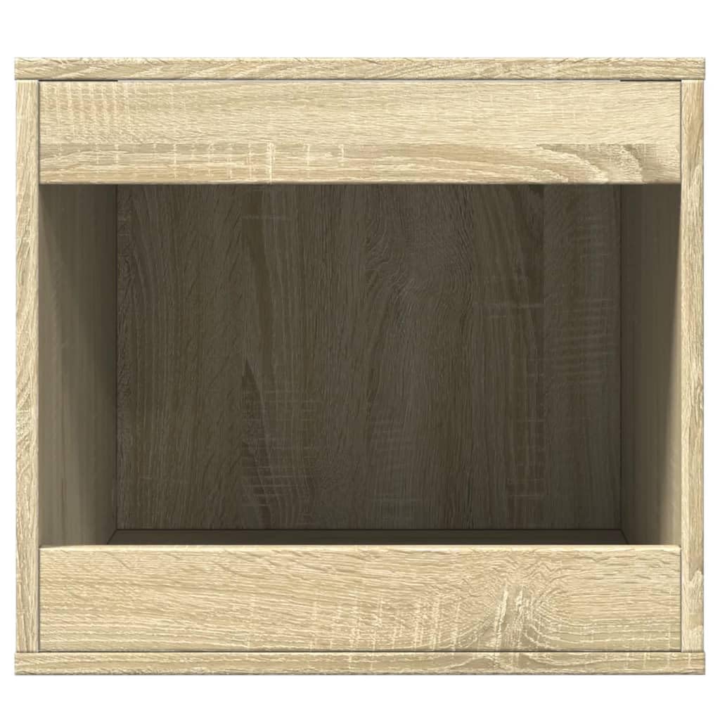 vidaXL Katzenklo Schrank, Katzenschrank Katzentoilette, Beistelltisch Katzenhaus, Katzenmöbel Verstecktes Design, Sonoma Eiche Holzwerkstoff