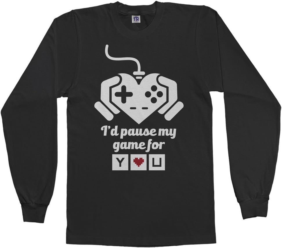 Threadrock Kids I'd Pause My Game for You Youth Long Sleeve T-Shirt