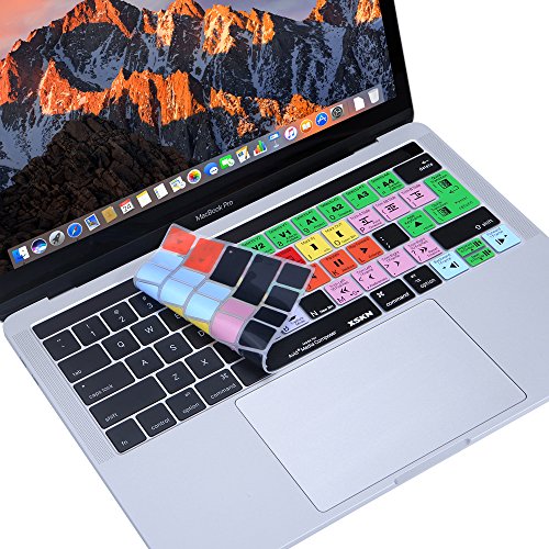 Xskn Avid Media Composer Silicone Shortcuts Keyboard Skins Cover Are Compatible With Touch Bar Macbook Pro 13.3 Inch ( A2159 A1706 A1989 ) Macbook Pro 15.6 Inch ( A1707 A1990 ) Us & Eu Versions #TOP3