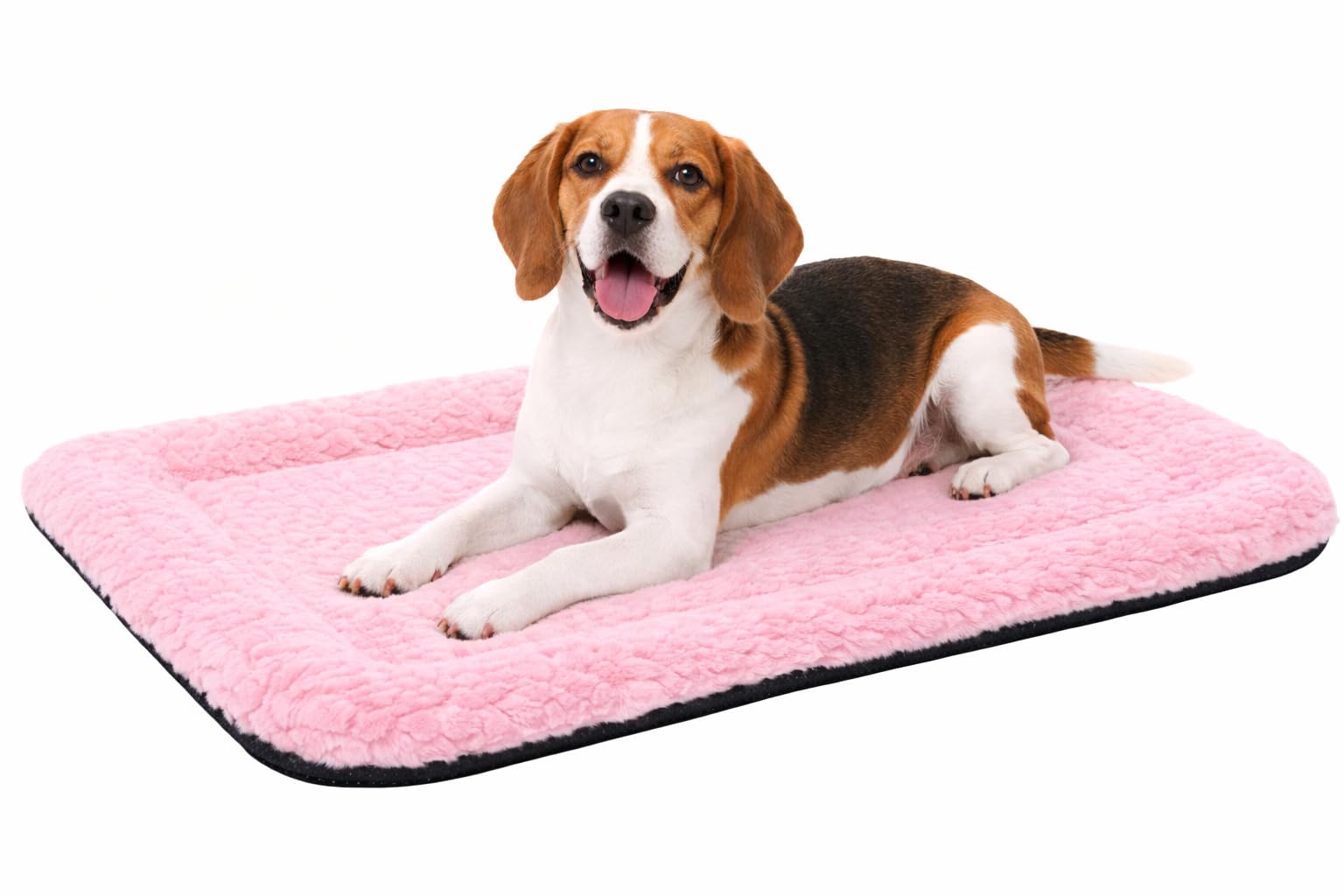 Coussin Doux Naya pour Chien et Chat - Rose Antidérapant