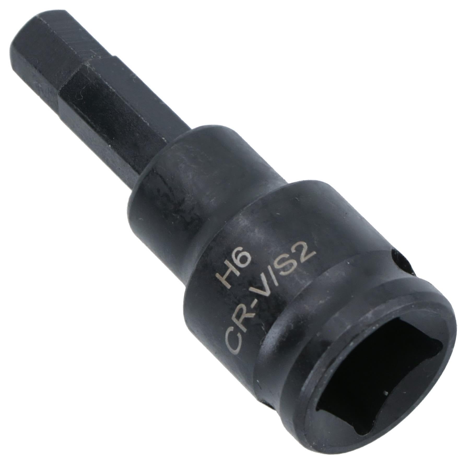 Llave hexagonal Allen de impacto corto de 6 mm x 45 mm