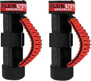 Roll Bar Grab Handles Grips Triple Straps for UTV ATV Polaris Ranger RZR XP900 — best Rzrlimit Straps pick