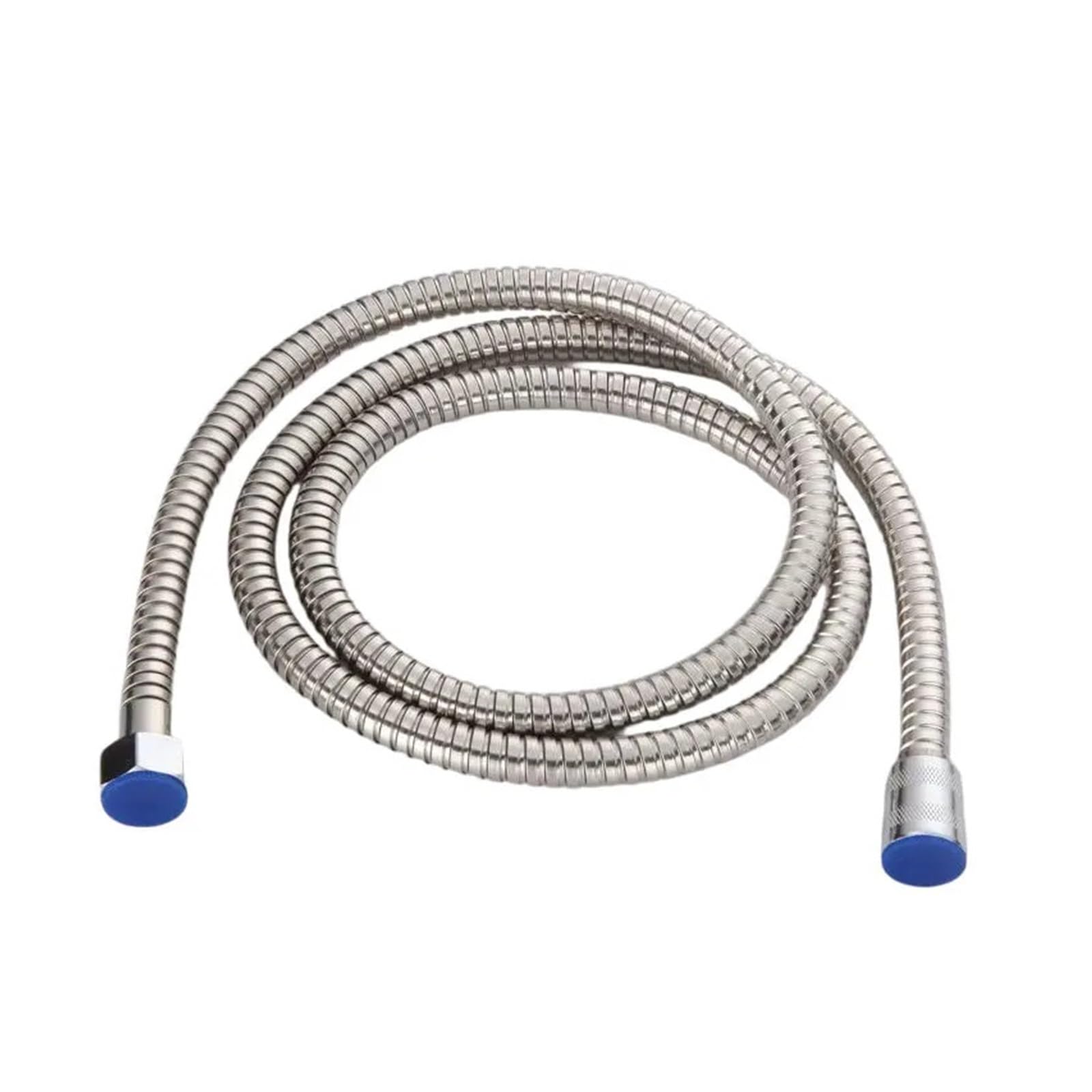 Mmzrukywv 2M-1Pcs 1.5M/2M Home Hose Explosion-Proof Bathroom Stainless Steel Shower Connection Water Hose Pipe Shower Hose High-Pressure Shower(2M-1Pcs)