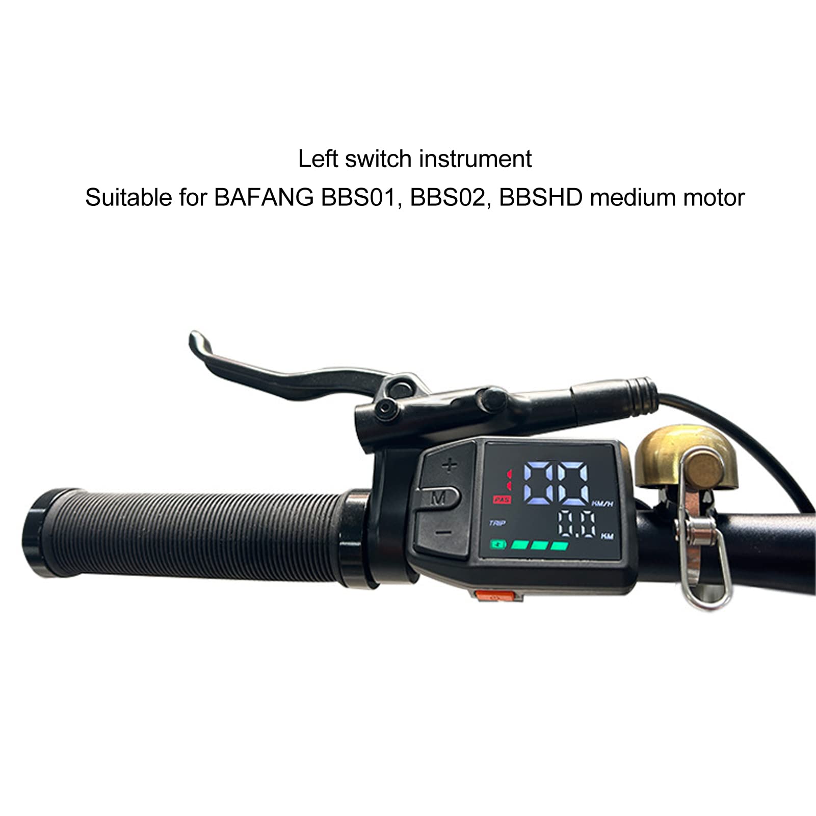 RiToEasysports Electric LCD Screen, Multifunctional Color LCD Display Control Panel, Cycling Computers for BBS01 BBS02 BBSHD Mid Drive Motor Electronics