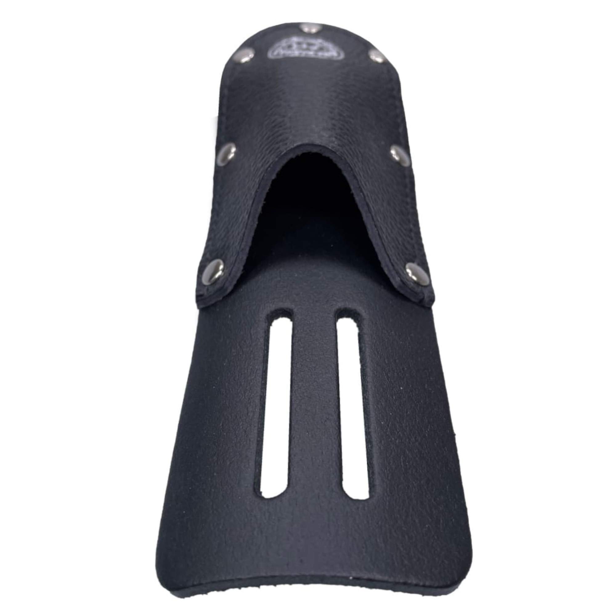 Messertasche Leder schwarz