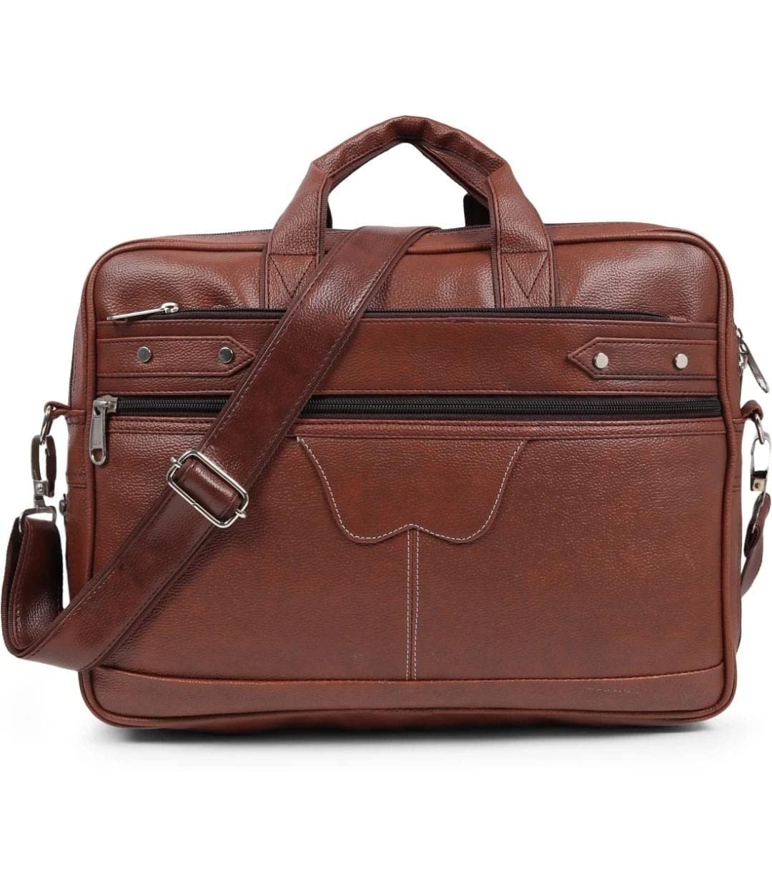RUTENDO Tan Laptop Messenger Bag For Men & Women Daily Uses Waterproof Messenger Bag (Tan, 35 L) (B09S9YDFZW) Amazon Price History, Amazon Price Tracker