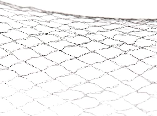 Miniatura 6 de Red para el cabello, 100 unidades de 20 pulgadas empaquetadas individualmente con borde de nailon de alta elasticidad, redes invisibles para