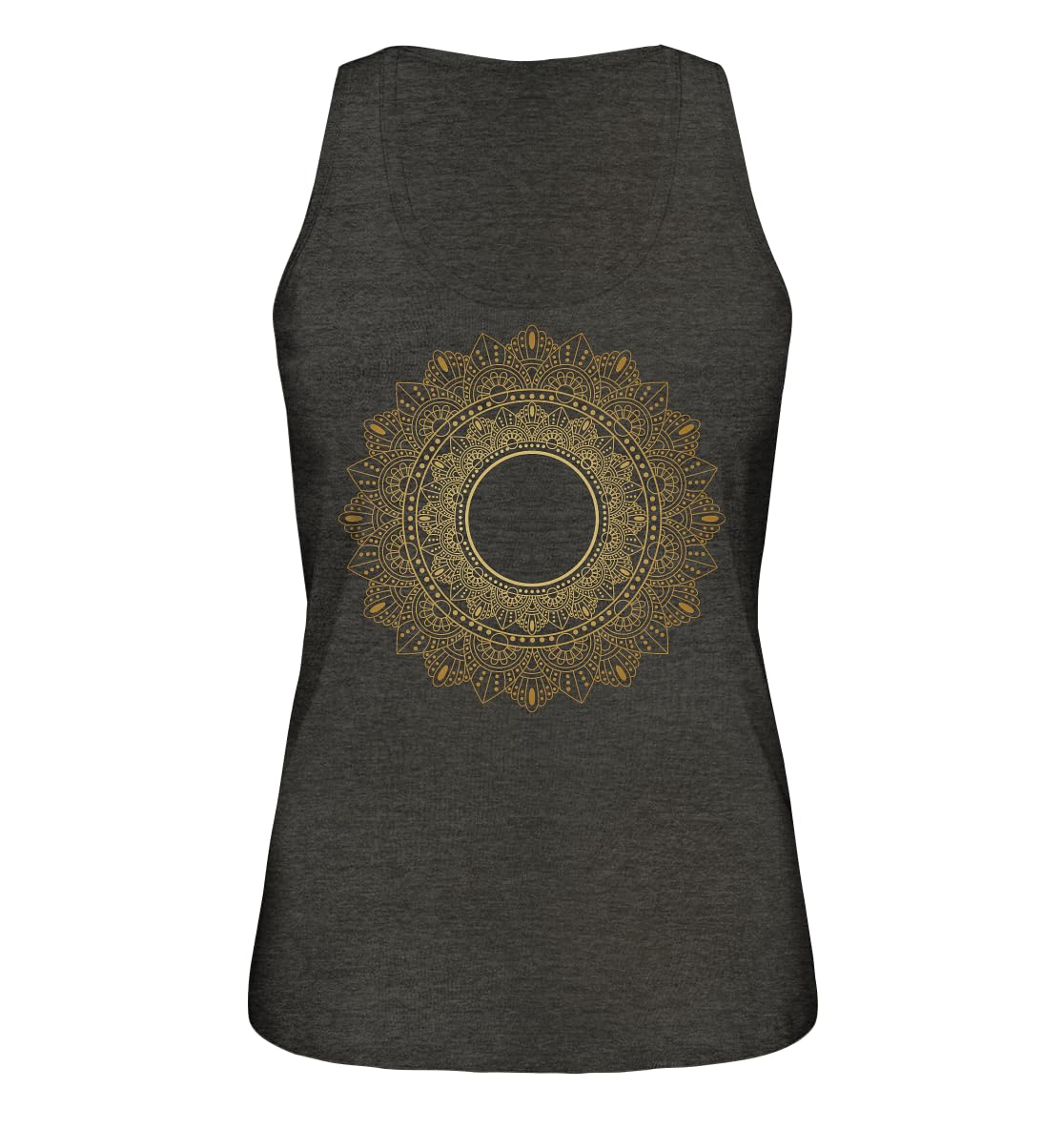 made4me.shop Camiseta de tirantes orgánica para mujer | mandala floral