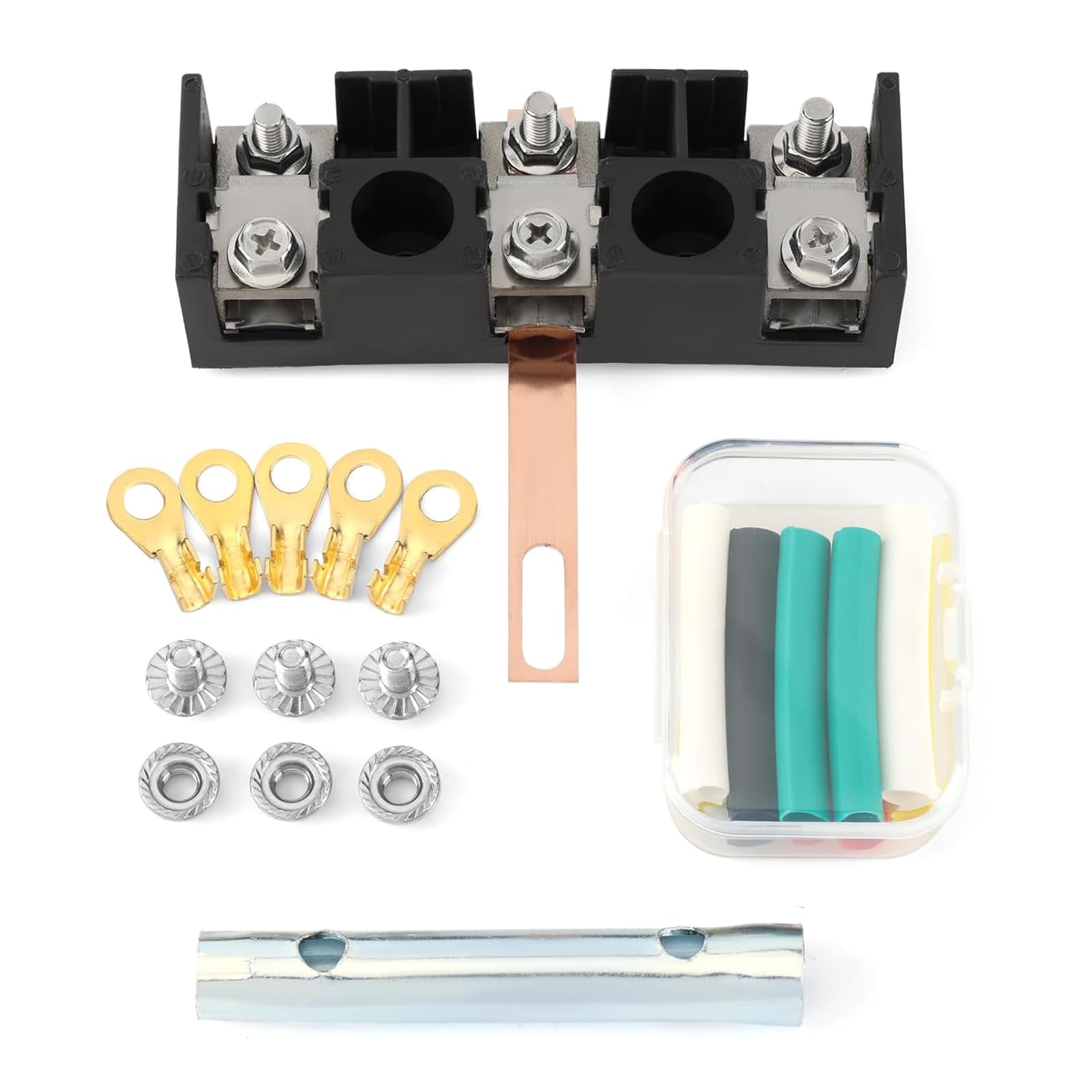 Piceioep 5 Screw Terminals Block for Oven Wiring Replacement Part Accessories Practical Oven Terminals Connector Easy Installation Block